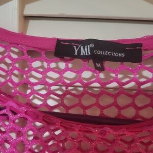 (2) fashionable mesh shirt one price.